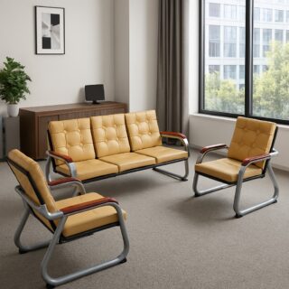 1.4m executive office desk, orthopedic office seat, 3-door wooden cabinet, 4-seater conference table, catalina seat, 1-way workstation, executive office seat
