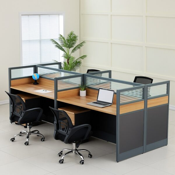 1.4m executive office desk, orthopedic office seat, 3-door wooden cabinet, 4-seater conference table, catalina seat, 1-way workstation, executive office seat