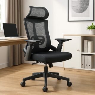 1-way workstation, 1.2m advance office desk, 2400mm boardroom table, 3-door mahogany filling cabinet, 3-link waiting bench, boardroom table chairs, Ergonomic Office Chair, Executive Office Chair