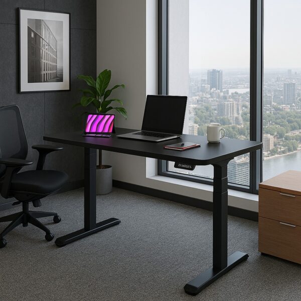 4-seater conference table, executive coat hanger, fireproof safe box, 1.6m executive desk, bliss executive seat, 1.2m reception desk, strong mesh office seat
