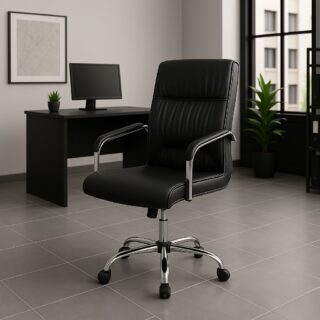 1.4m executive office desk, orthopedic office seat, 3-door wooden cabinet, 4-seater conference table, catalina seat, 1-way workstation, executive office seat