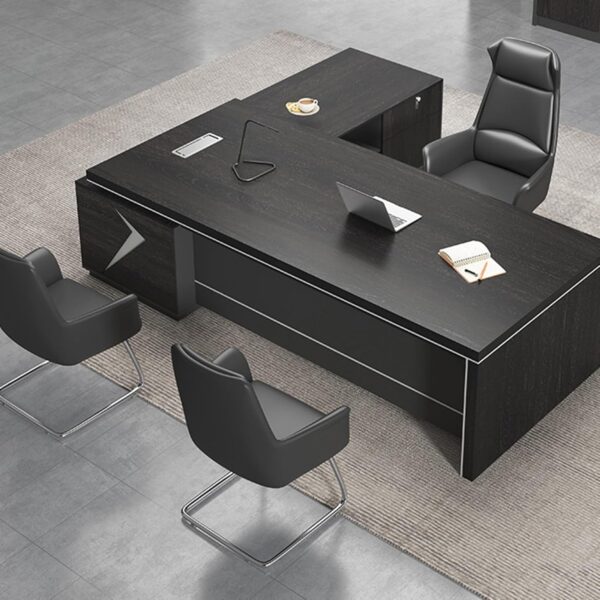 office combination, 2-way workstation, headrest office seat, 2m executive boardroom table, mesh boardroom seat, reception office desk 1.6m, ergonomic office seat