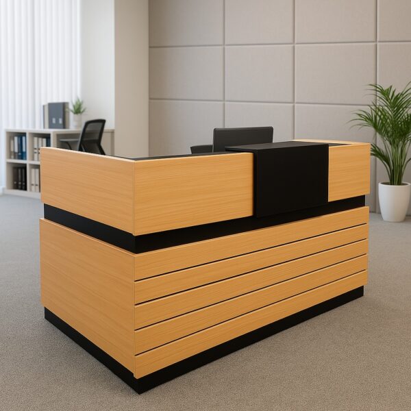 2-door wooden credenza, swivel adjustable stool, executive glass coffee table, 1.4m executive desk, executive office seat, mesh visitors seat, 3-drawers cabinet