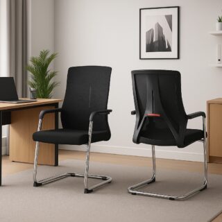 mesh visitors seat, 2-way workstation, headrest office seat, full metallic filing cabinet, orthopedic office seat, 1.4m executive office desk, 1.6m reception office desk, ergonomic office seat, 4-seater dining set, hammock swing chair