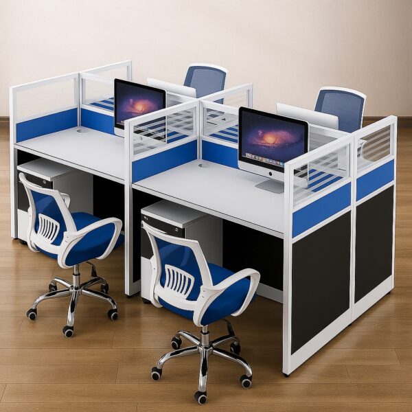 catalina visitors seat, 1.2m executive desk, executive office seat, mahogany finish coat hanger, hammock swing chair, 4-drawers fireproof safe box, blue banquet chair, 4-way workstation