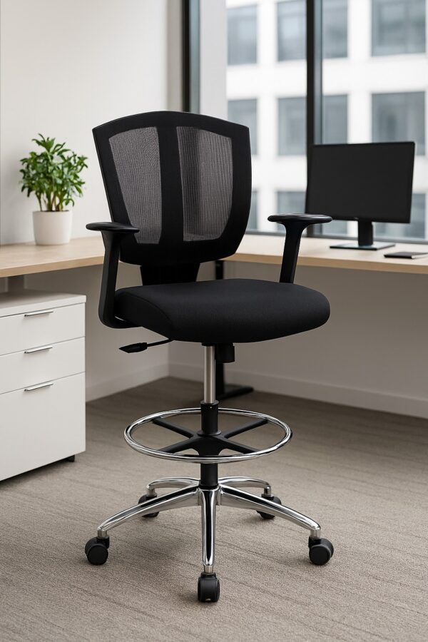 0.9m office desk, clerical office seat, 6-way workstation, ergonomic office seat, round coffee table, fireproof safe box, 2.4m boardroom table, executive boardroom seat, 1.4m reception desk, 3-link waiting bench