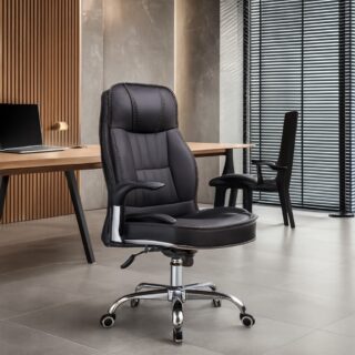 1.8m executive office desk, executive office seat, 3-drawers filing cabinet, 3-link waiting waiting bench, 1.6m reception desk, captain mesh office seat, fireproof safe box , tosca visitors seat