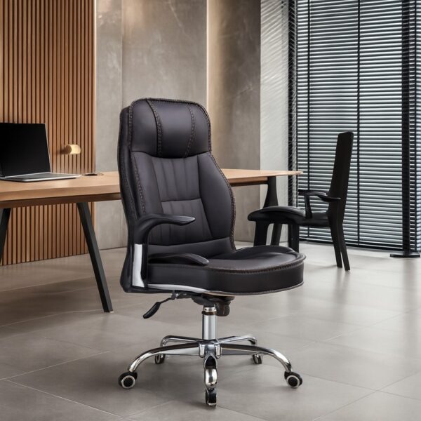 1.8m executive office desk, executive office seat, 3-drawers filing cabinet, 3-link waiting waiting bench, 1.6m reception desk, captain mesh office seat, fireproof safe box , tosca visitors seat