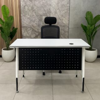 1.4m executive desk, executive office seat, 3-doors filing cabinet, 3m boardroom table, cashier office seat, reception office desk, tosca visitors seat, foldable office table