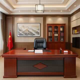 3-link waiting bench, 15-locker filing cabinet, 1.4m executive office desk, bliss executive office seat, 6-way workstation, back mesh office seat, 2.4m boardroom table, boardroom seat