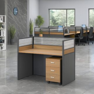 1-way workstation, reception office desk, 2m executive desk, 3m boardroom table, directors reclining seat, tosca visitors seat