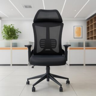 2.4m boardroom table, improved mesh boardroom seat,6-way workstation, headrest office seat, cabinet with safe, 5-seater lounge sofa, foldable training table, 1400mm reception office desk, 2m executive office desk, butterfly office seat