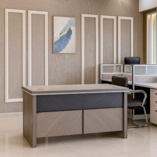 1.4m executive office desk, orthopedic office seat, 3-door wooden cabinet, 4-seater conference table, catalina seat, 1-way workstation, executive office seat