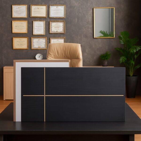office combination, executive office seat, 4-seater meeting round table, 9-lockers cabinet, catalina visitors seat, modern coffee table, 1.2m reception desk, headrest office seat