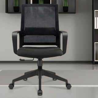 swivel stool, 1-way workstation, adjustable table, executive visitors seat