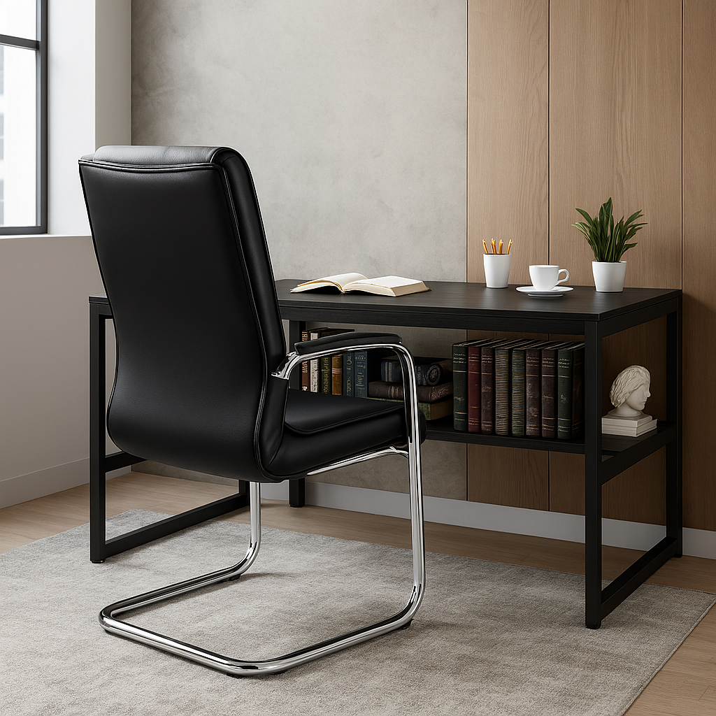 4-way office workstation, clerical office seat, half glass cabinet, 1.8m executive desk, directors reclining seat, 1.2m advance desk, strong mesh office seat, modern wooden credenza