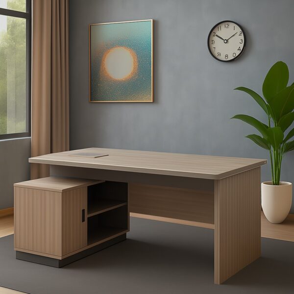 1-way workstation, 1.2m advance office desk, 2400mm boardroom table, 3-door mahogany filling cabinet, 3-link waiting bench, boardroom table chairs, Ergonomic Office Chair, Executive Office Chair