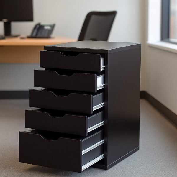 1-way workstation, 1.2m advance office desk, 2400mm boardroom table, 3-door mahogany filling cabinet, 3-link waiting bench, boardroom table chairs, Ergonomic Office Chair, Executive Office Chair