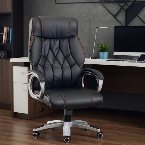 1-way workstation, 1.2m advance office desk, 2400mm boardroom table, 3-door mahogany filling cabinet, 3-link waiting bench, boardroom table chairs, Ergonomic Office Chair, Executive Office Chair