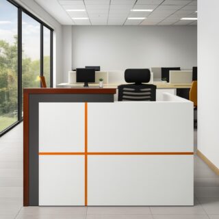 4-way office workstation, clerical office seat, half glass cabinet, 1.8m executive desk, directors reclining seat, 1.2m advance desk, strong mesh office seat, modern wooden credenza
