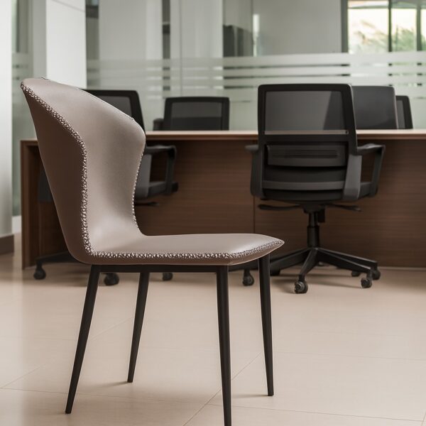 1.2m advance office desk, 2400mm boardroom table, 3-door mahogany filling cabinet, 3-link waiting bench, boardroom table chairs, Ergonomic Office Chair, Executive Office Chair