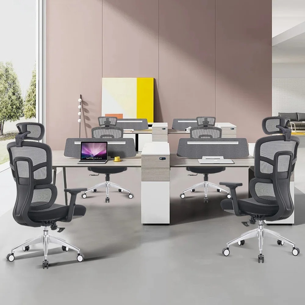 2.4m boardroom table, mahogany visitors seat, 2-door wooden credenza, 1.8m executive office desk, reclining director seat, 3-door advance cabinet, mesh visitors seat, 2m advance office desk, orthopedic office seat, executive coat hanger, 5-seater waiting sofa, 1-way workstation, ergonomic office seat