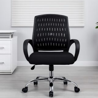 1.2m advance office desk, 2400mm boardroom table, 3-door mahogany filling cabinet, 3-link waiting bench, boardroom table chairs, Ergonomic Office Chair, Executive Office Chair