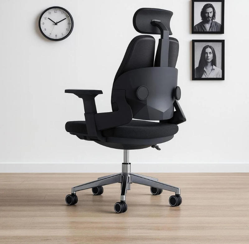 2m executive desk, 3m boardroom table, 4-way workstation, 5-seater reception sofa, Backmesh Office Chair, boardroom table chairs, butterfly office seat