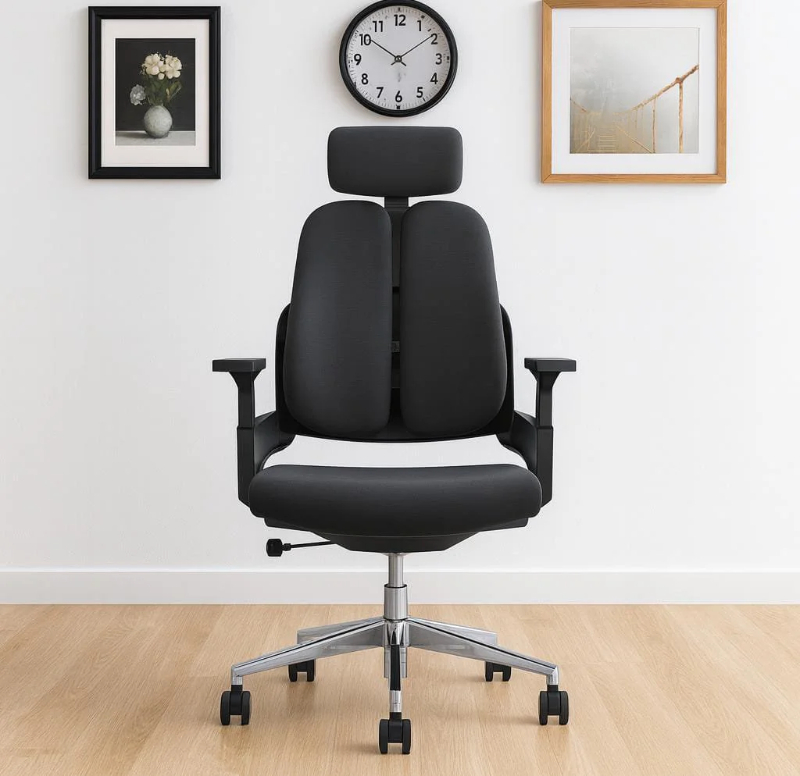 2m executive desk, 3m boardroom table, 4-way workstation, 5-seater reception sofa, Backmesh Office Chair, boardroom table chairs, butterfly office seat