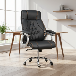 2m executive desk, 3m boardroom table, 4-way workstation, 5-seater reception sofa, Backmesh Office Chair, boardroom table chairs, butterfly office seat