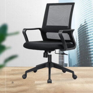 2400mm boardroom table, 3-door mahogany filling cabinet, 3-drawers filing cabinet, 4 Drawer Steel Cabinet, 6-way workstation, Backmesh Office Chair, fireproof safes, reception office desk