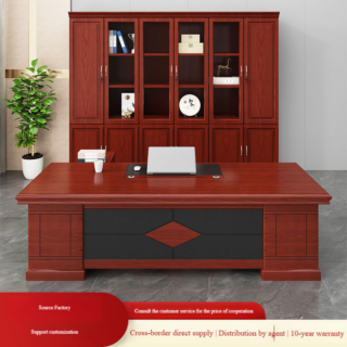 1800mm executive desk, 3-door mahogany filling cabinet, butterfly office seat, dinning tables, Eames Dinning Chairs, ergonomic office seat, mahogany