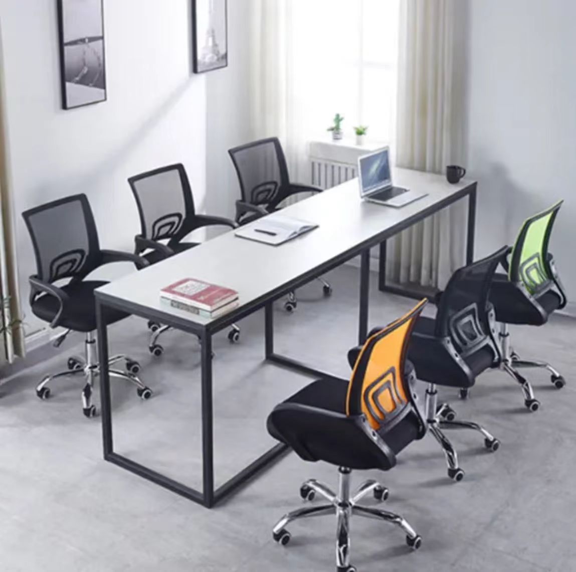 1800mm executive desk, 2400mm boardroom table, 4 Drawer Steel Cabinet, 4-seater round table, 4-way workstation, boardroom table chairs, directors reclining seat, Eames Dinning Chairs, Executive Office Chair, reception benches, strong mesh office seat, tosca visitors seat
