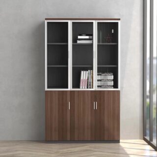 2-way workstation, 2400mm boardroom table, 3-door mahogany filling cabinet, catalina visitors seat, Ergonomic Office Chair, mahogany coat hanger, reception office desk