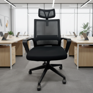 Stations 1400mm executive desk, 4 Drawer Steel Cabinet, 4-way workstation, 5-seater reception sofa, butterfly office seat, Ergonomic Office Chair, Headrest office Chair, mahogany coat hanger, reception office desk, strong mesh office seat