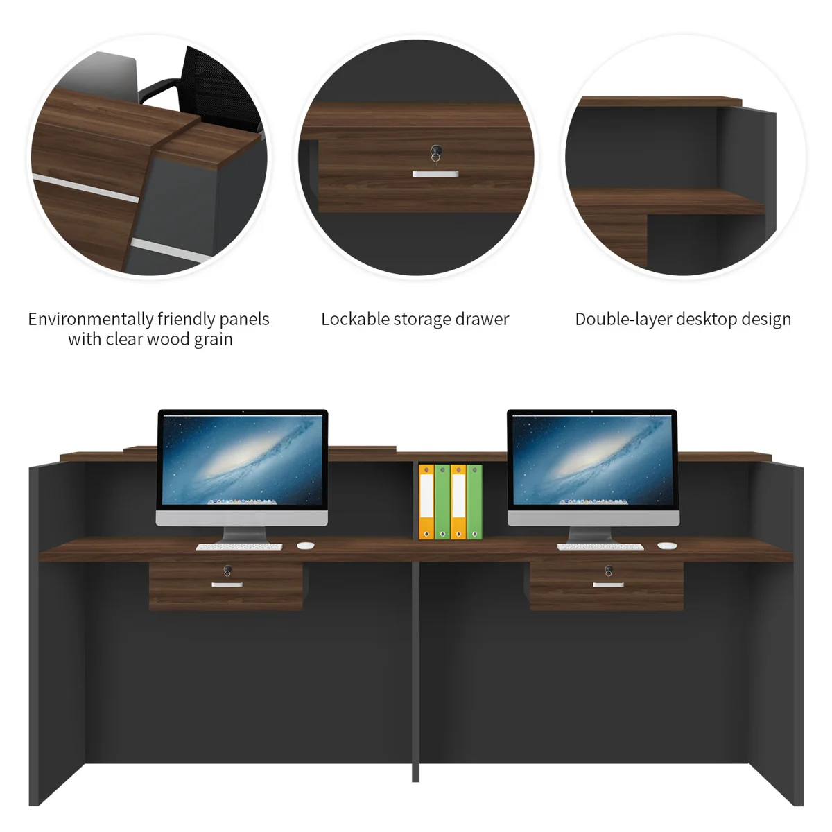Medium back chairs, Mesh Visitor Seat, Office furniture 3-link waiting bench, 3m boardroom table, 4 Drawer Steel Cabinet, 5-seater reception sofa, Eames Dinning Chairs, Ergonomic Office Chair, fireproof safes, mahogany coat hanger